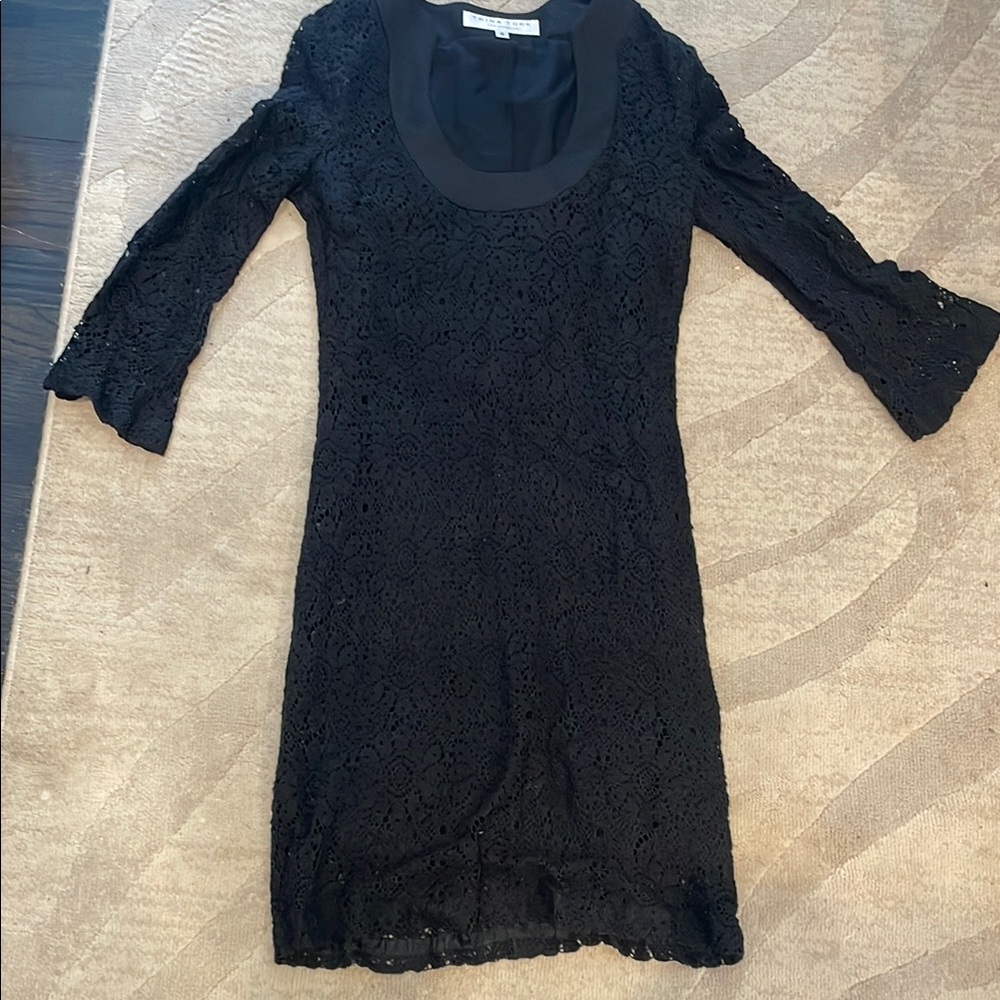 Elegant Black Lace Dress